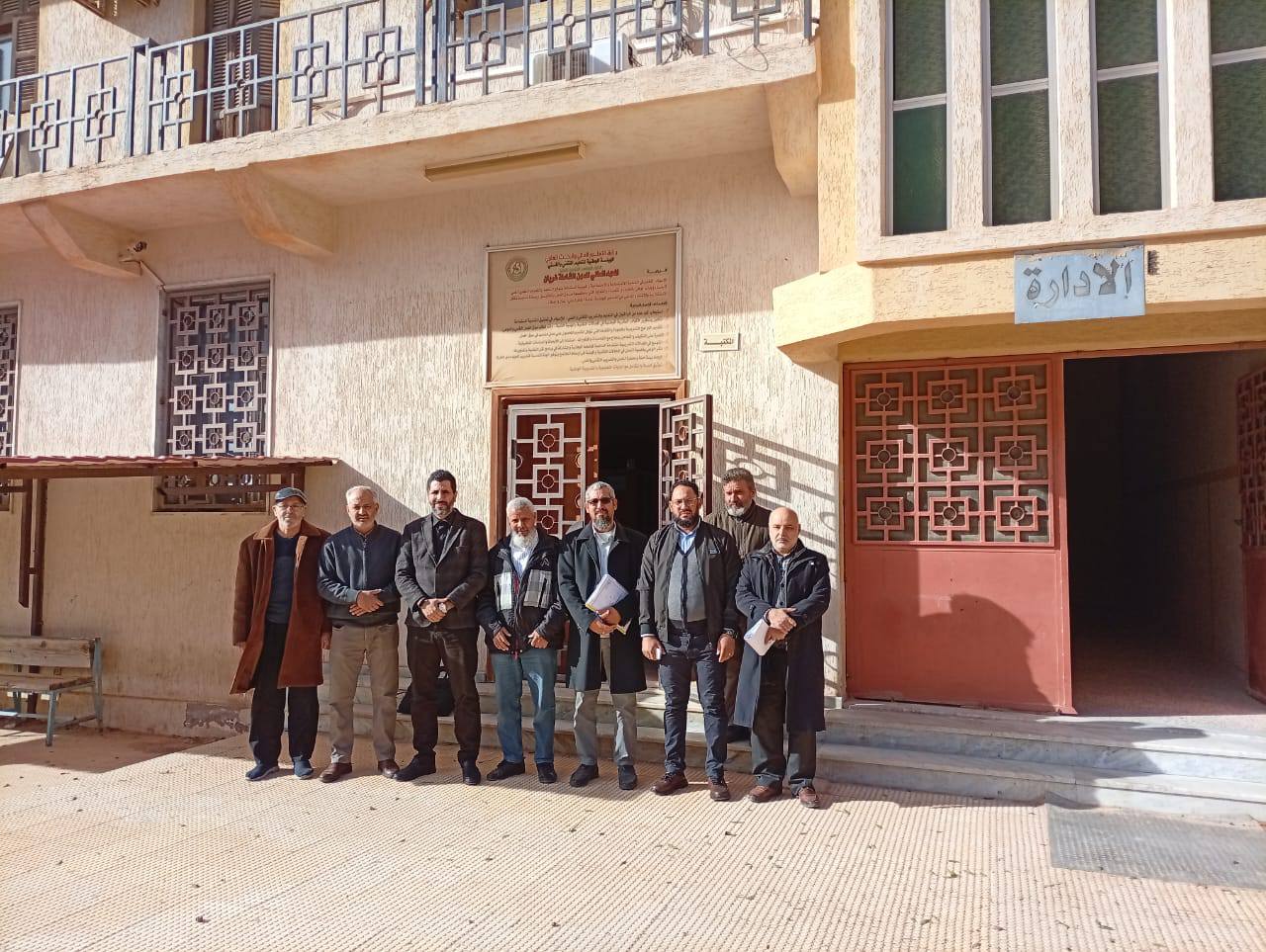 مدير إدارة التفتيش والمتابعة وضمان الجودة يقوم بزيارة غير معلنة لمؤسسات التعليم التقني بمدينة غريان