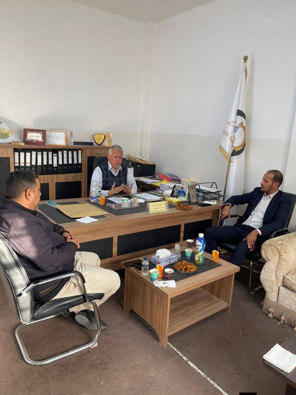 نقيب الموظفين يزور المعهد العالي للعلوم والتقنية تاجوراء